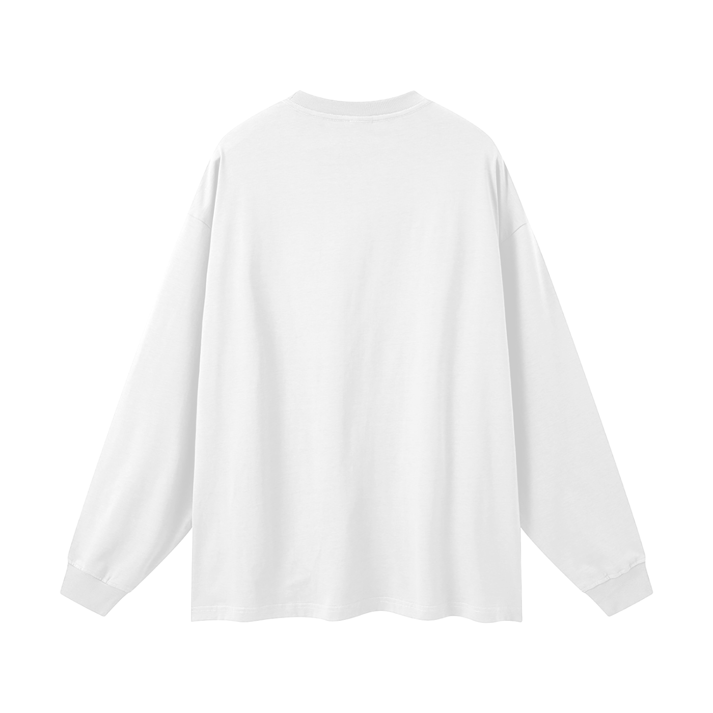 Men's Oversized Cotton Long Sleeve T-Shirt for Ultimate Comfort