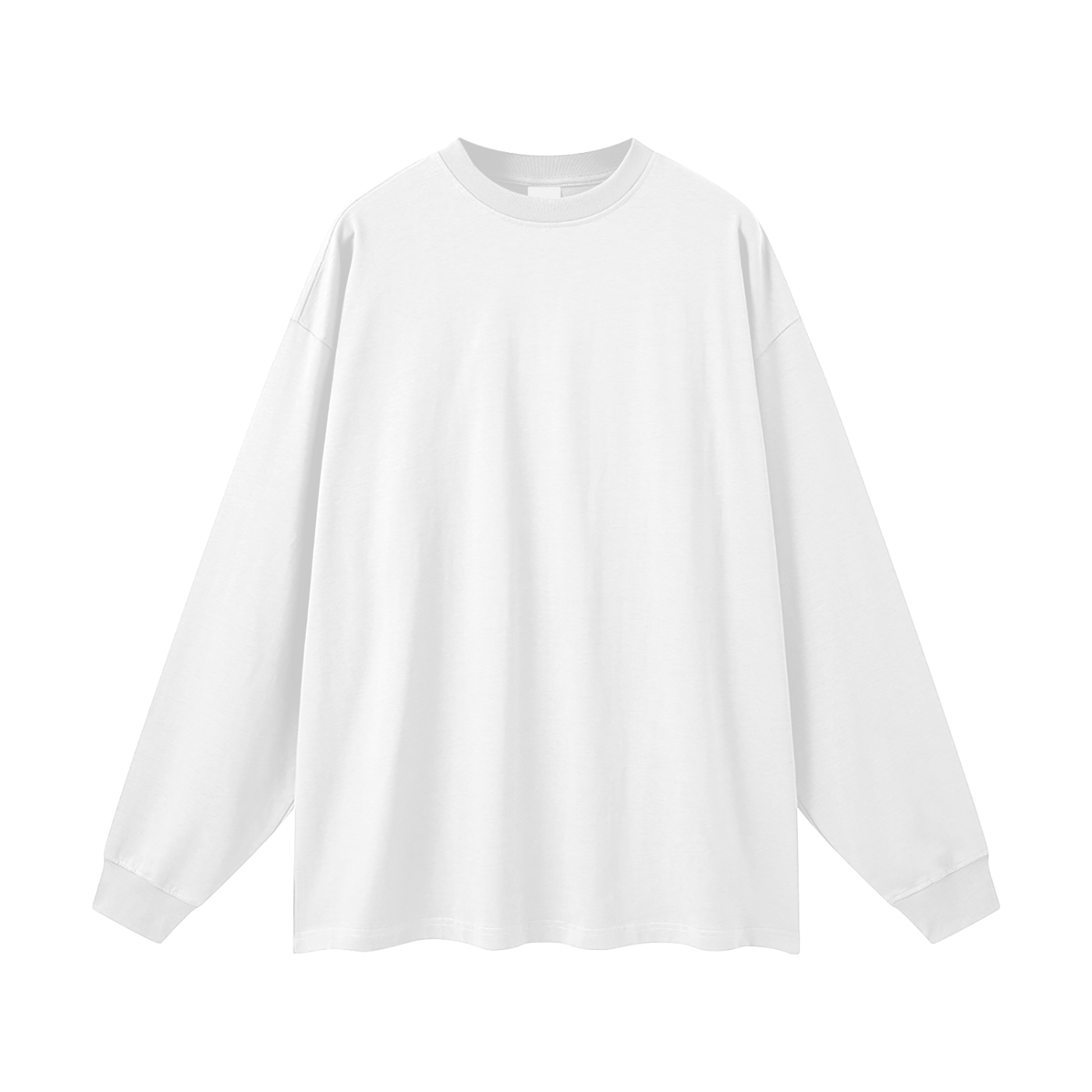 Men's Oversized Long Sleeve T-Shirt 100% Cotton
