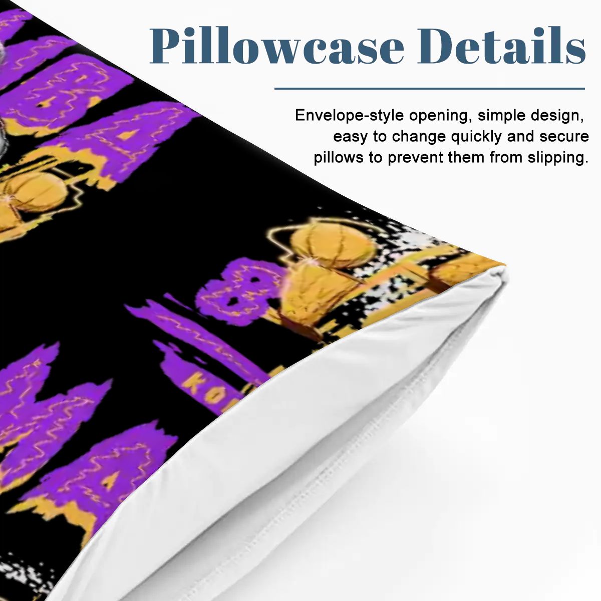 Mamba Kobe Bryant Full Duvet Cover Set – Teen Bedroom Holiday Gift for NBA Fans
