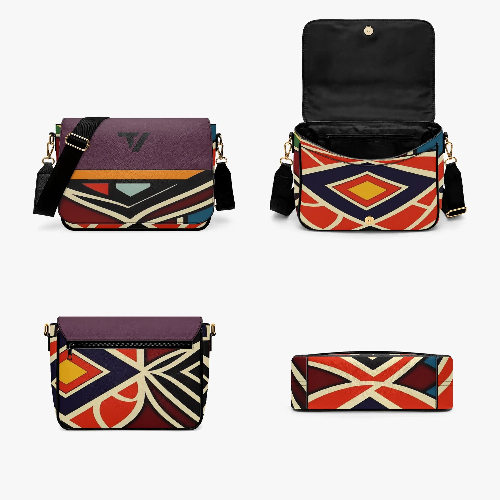 Women's Daily Crossbody Bag - Comfortable PU Leather Purse - TeeVoke