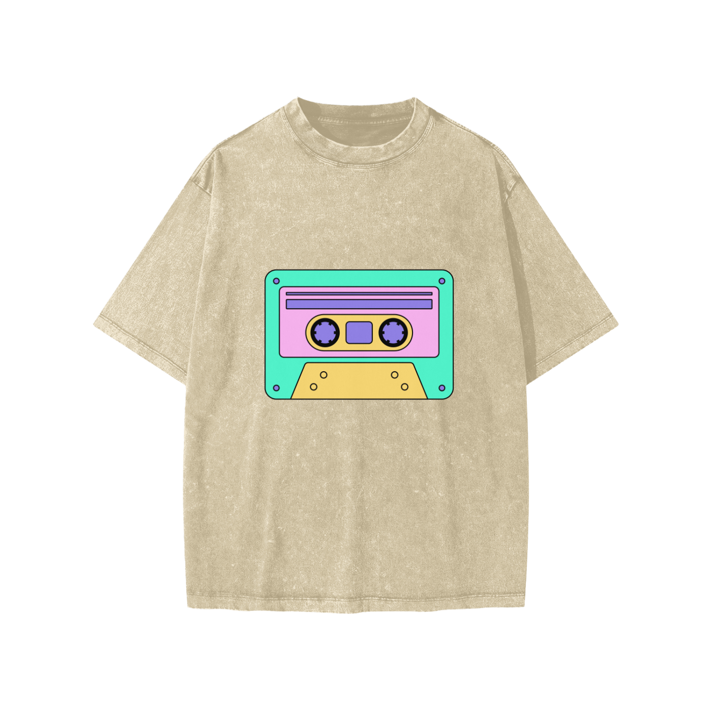 Children's Cotton T-Shirt with Snow Washed Design - Soft and Stylish