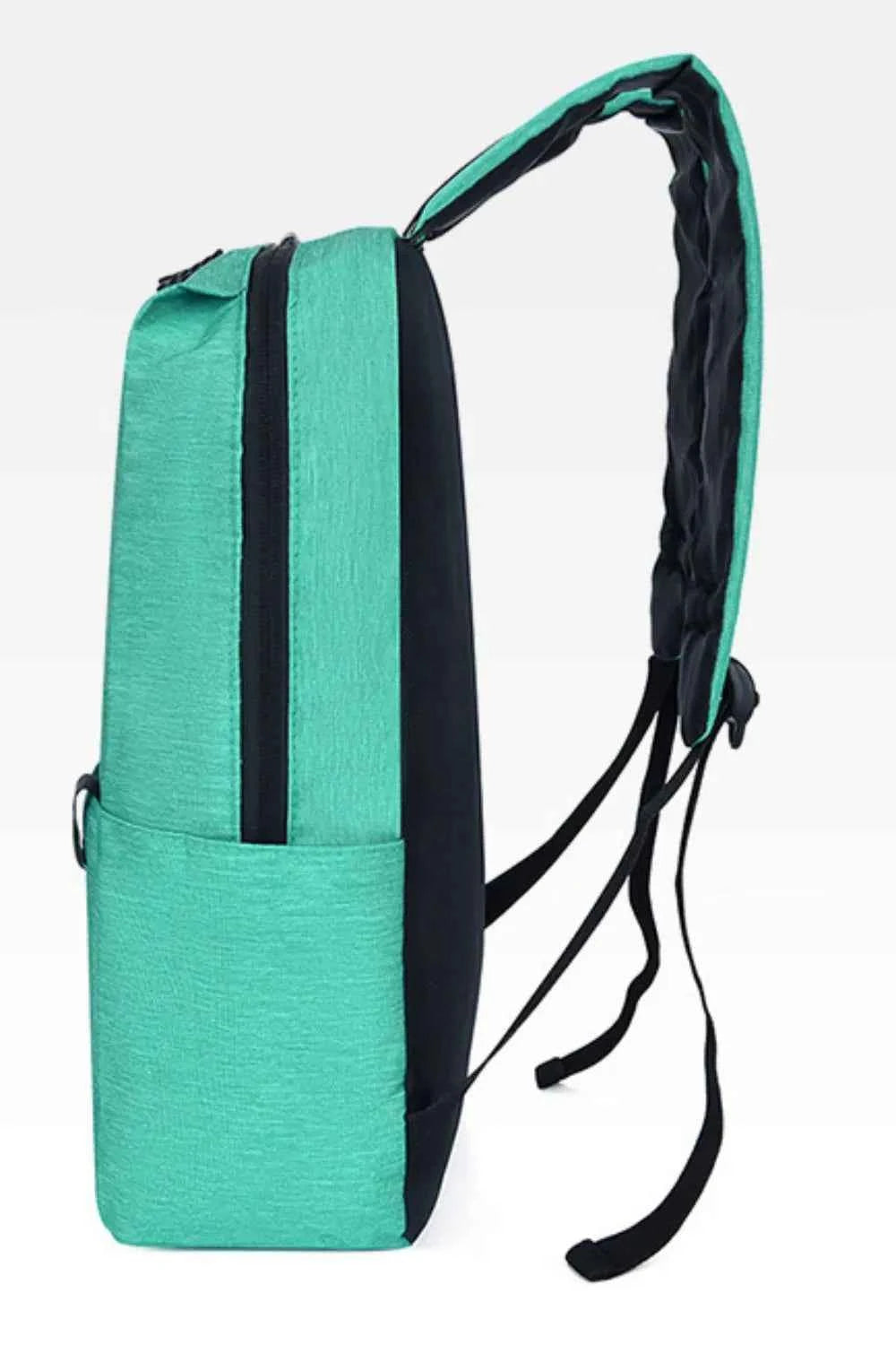 Solid Color Nylon Backpack Bag