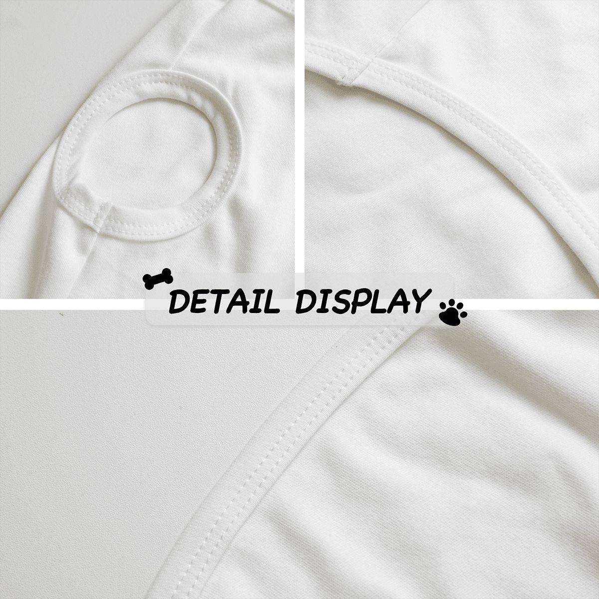 Large Dog Cotton Tank Top