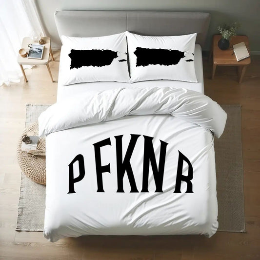 Queen Duvet Cover Set P FKN R Puerto Rico Map Pillow Cases Trendy Holiday Gift
