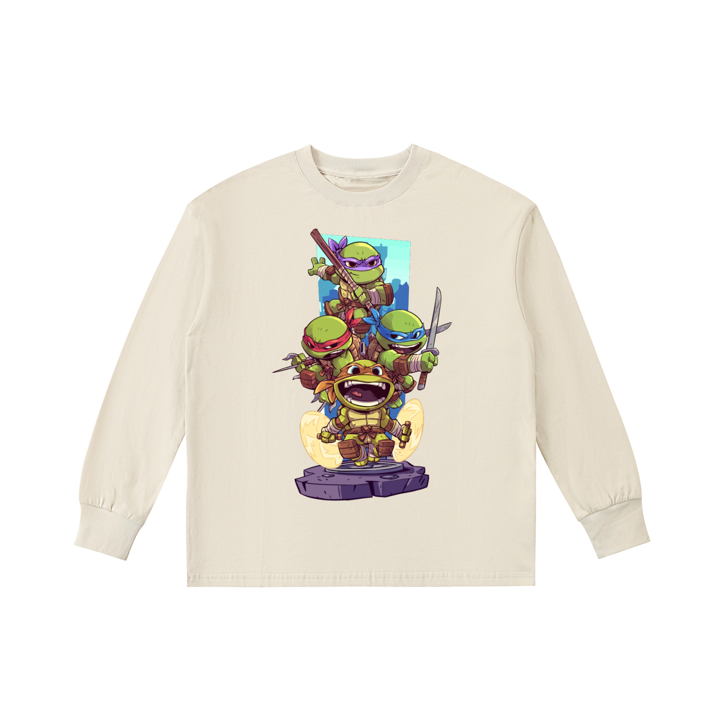 Boys Quick-Dry Cotton Long-Sleeve Tee