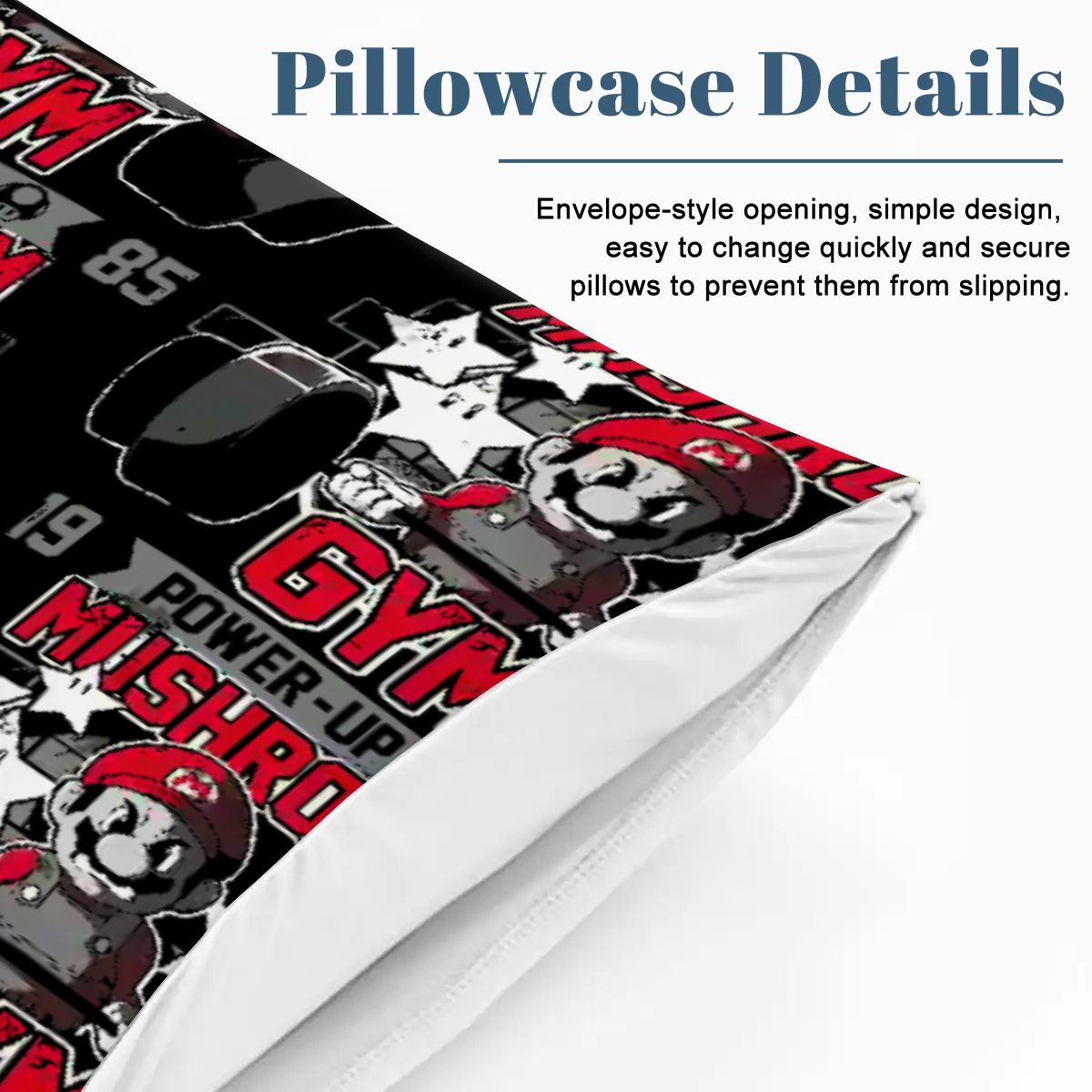 Workout Vibes Bedding – Queen Duvet Cover for Gym Enthusiasts