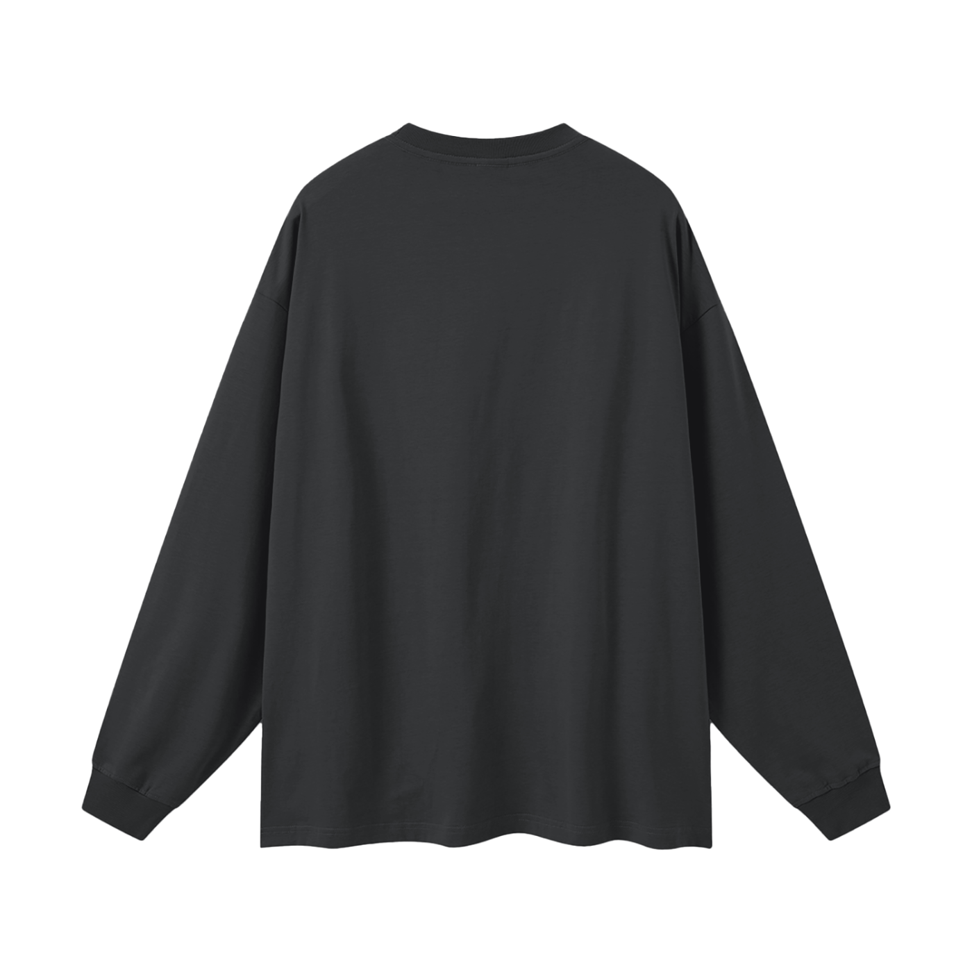 Women's Oversized Cotton T-Shirt - Stylish Long Sleeve Comfort