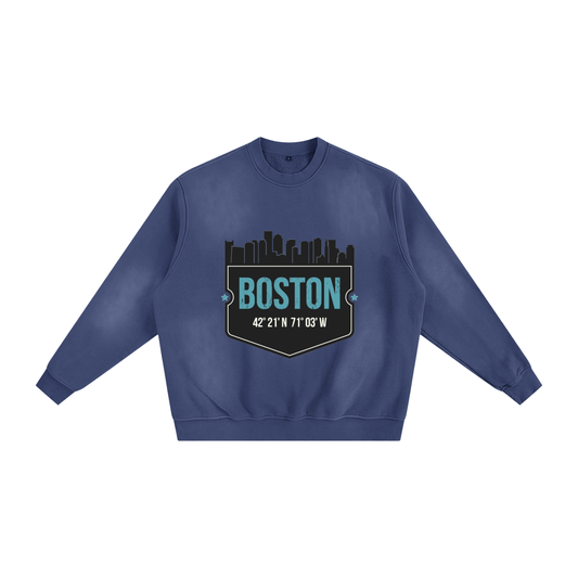 Women's Fleece Sweatshirt Boston - Cozy Comfort for Chilly Days