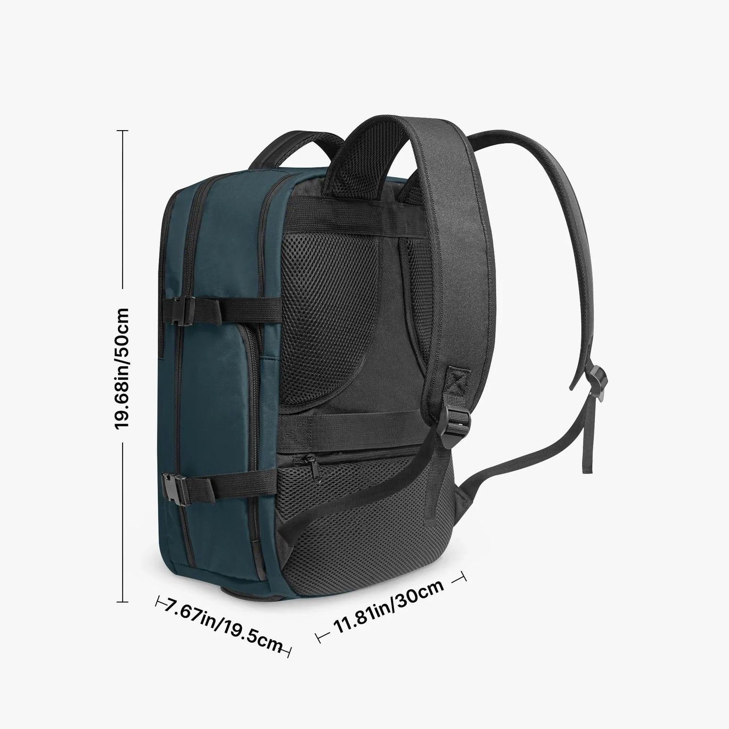 Multi-Pocket Hiking Backpack - Ergonomic Canvas Daypack - TeeVoke