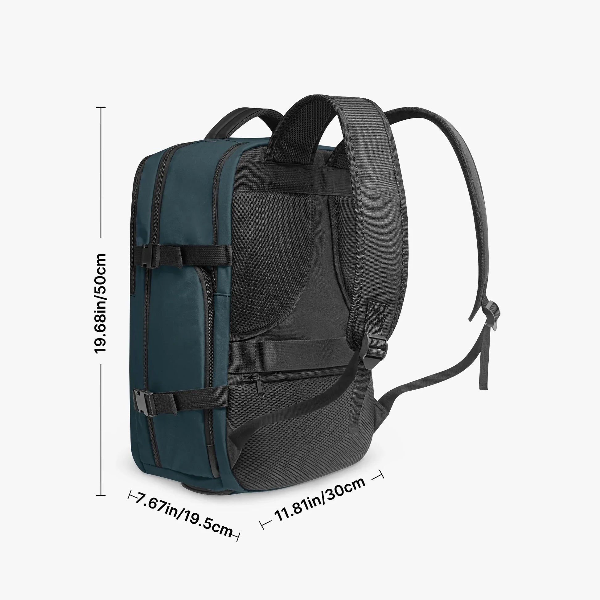 Multi-Pocket Hiking Backpack - Ergonomic Canvas Daypack - TeeVoke