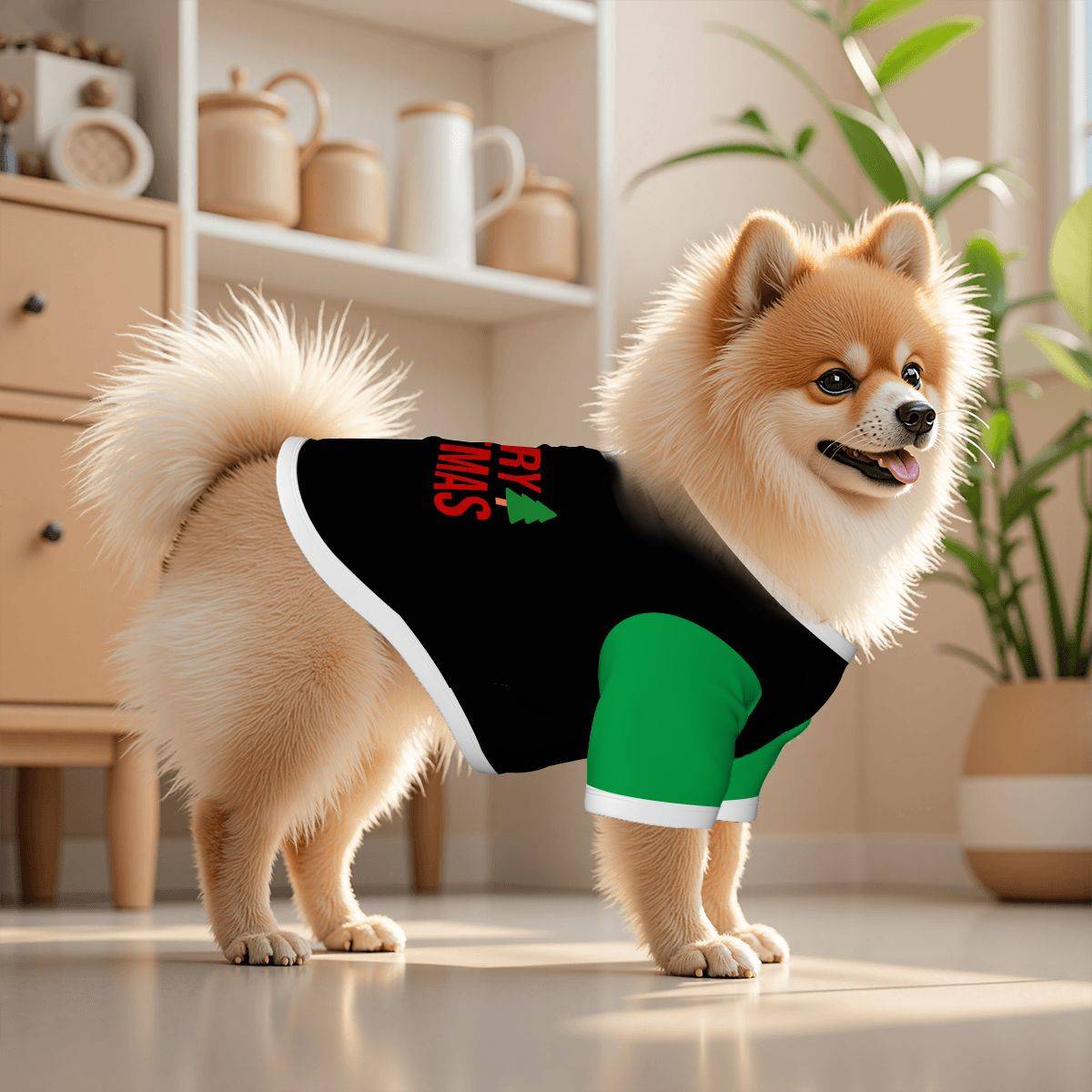 Merry Christmas Pet Cotton T-shirt