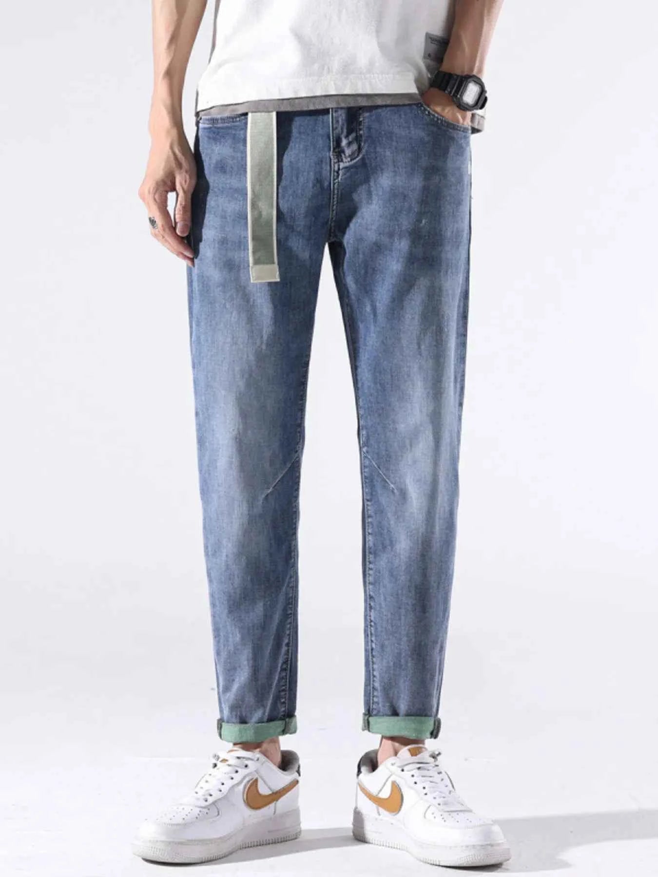 Men's Casual Straight-Leg Jeans