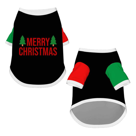 Merry Christmas Pet Cotton T-shirt