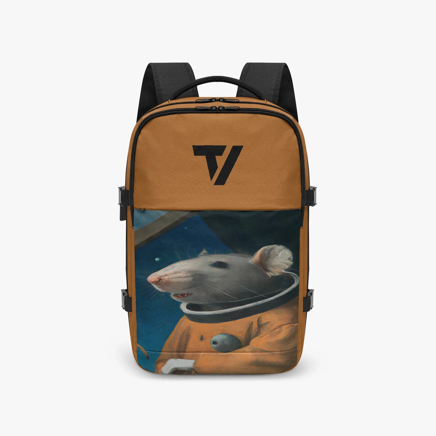 Canvas Multi-Pocket Hiking Backpack - Breathable Travel Daypack - TeeVoke