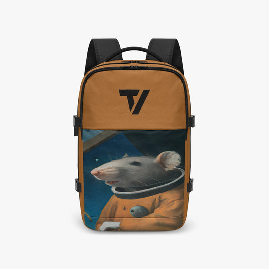 Canvas Multi-Pocket Hiking Backpack - Breathable Travel Daypack - TeeVoke