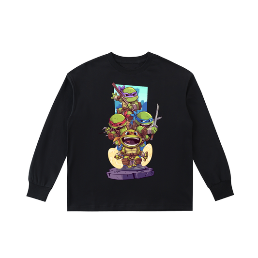 Boys Quick-Dry Cotton Long-Sleeve Tee