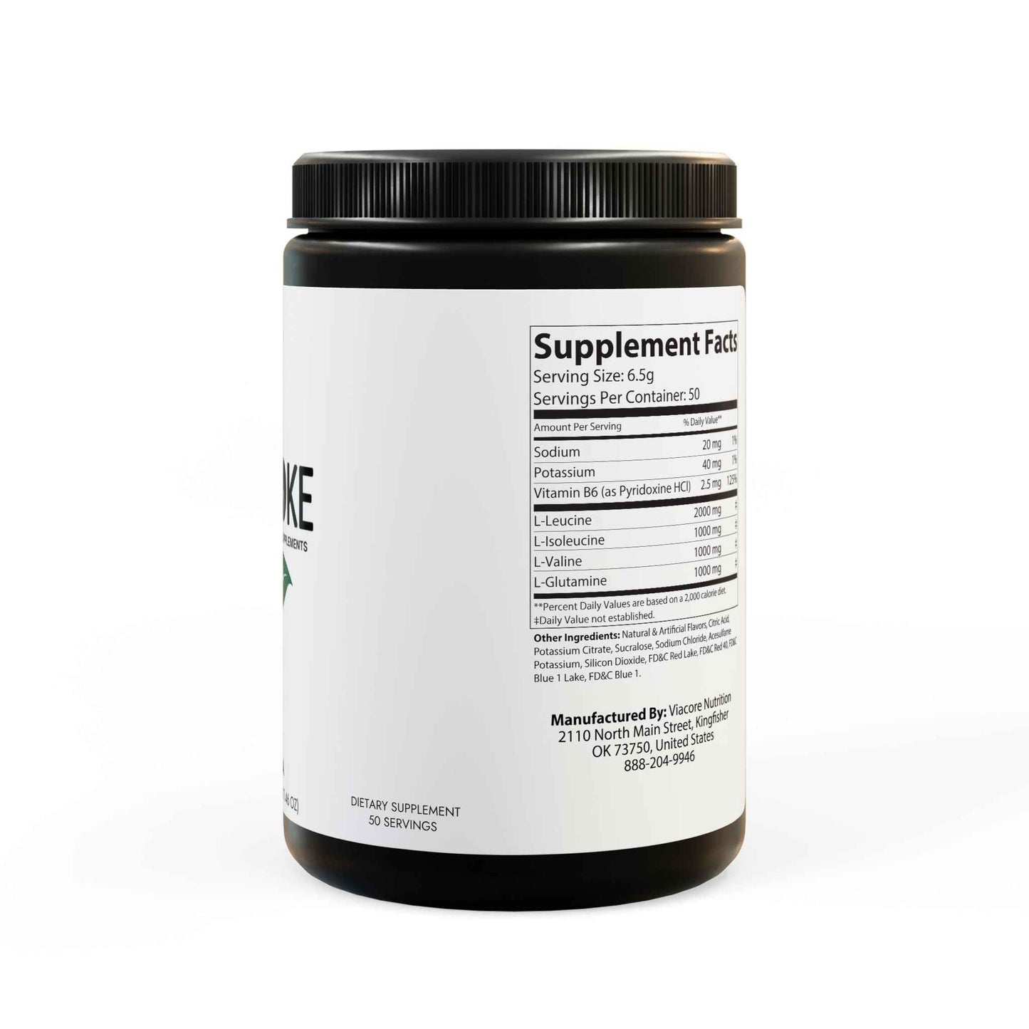 BCAA Supplement, Grape (325g, 11.46oz, 50 servings)