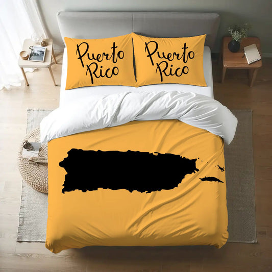 Queen Duvet Cover Set - Puerto Rico Design