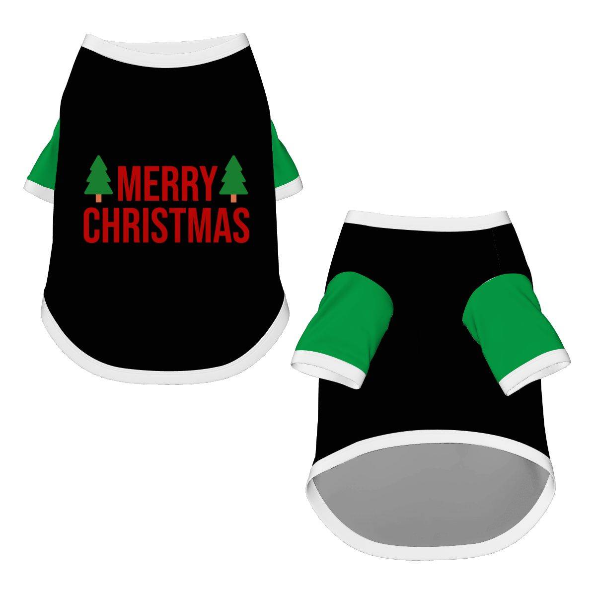 Merry Christmas Pet Cotton T-shirt
