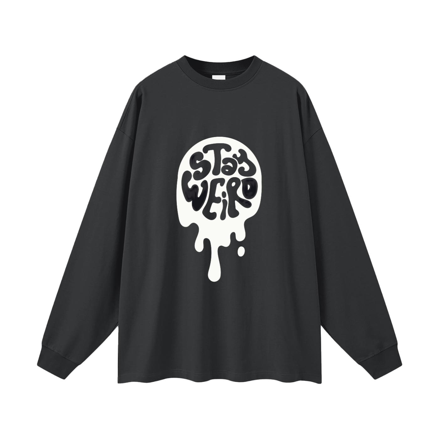 Women's Oversized Cotton T-Shirt - Stylish Long Sleeve Comfort