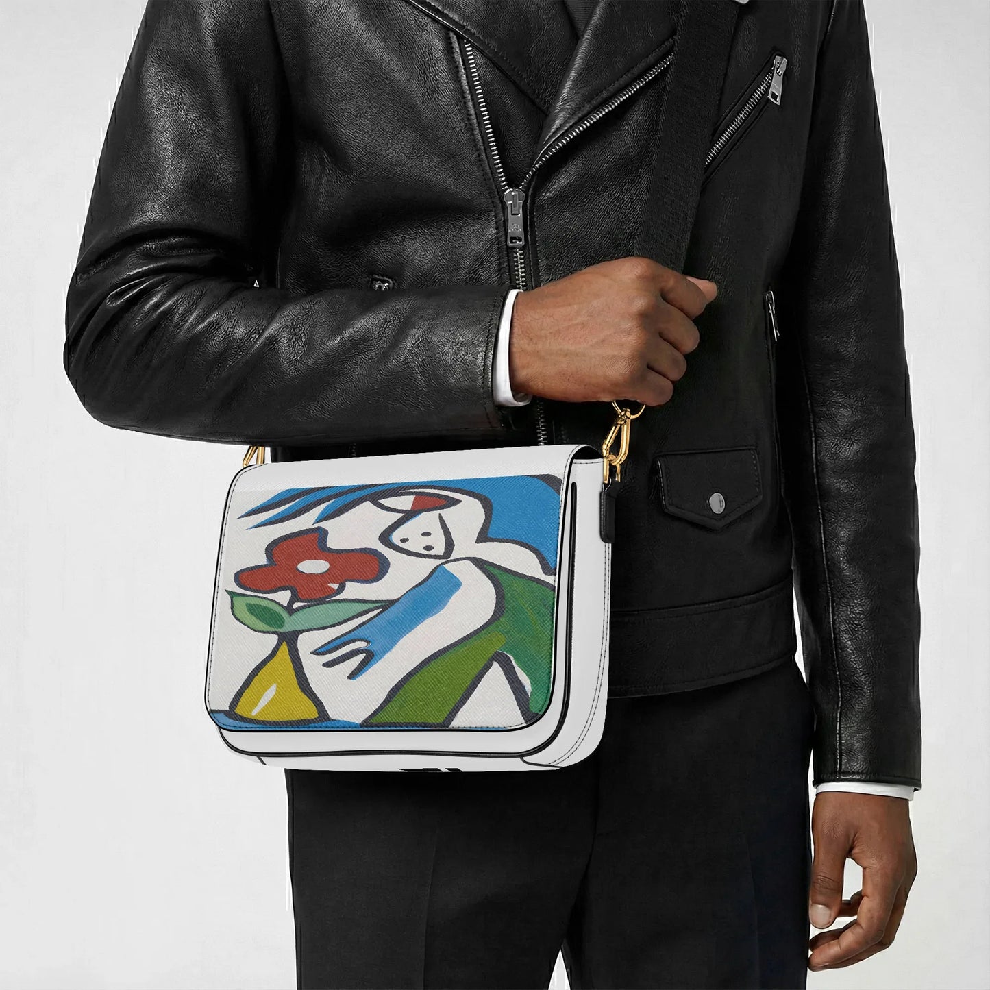 Women's Crossbody Bag - PU Leather Signature Handbag - TeeVoke