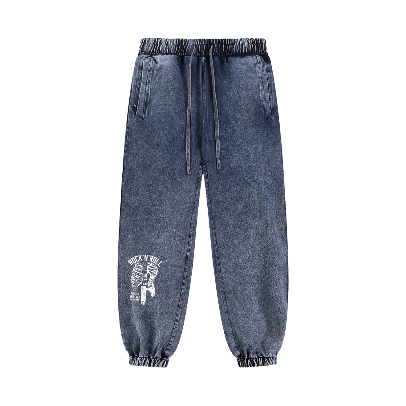 Men's Snow Wash Jogged Sweatpants