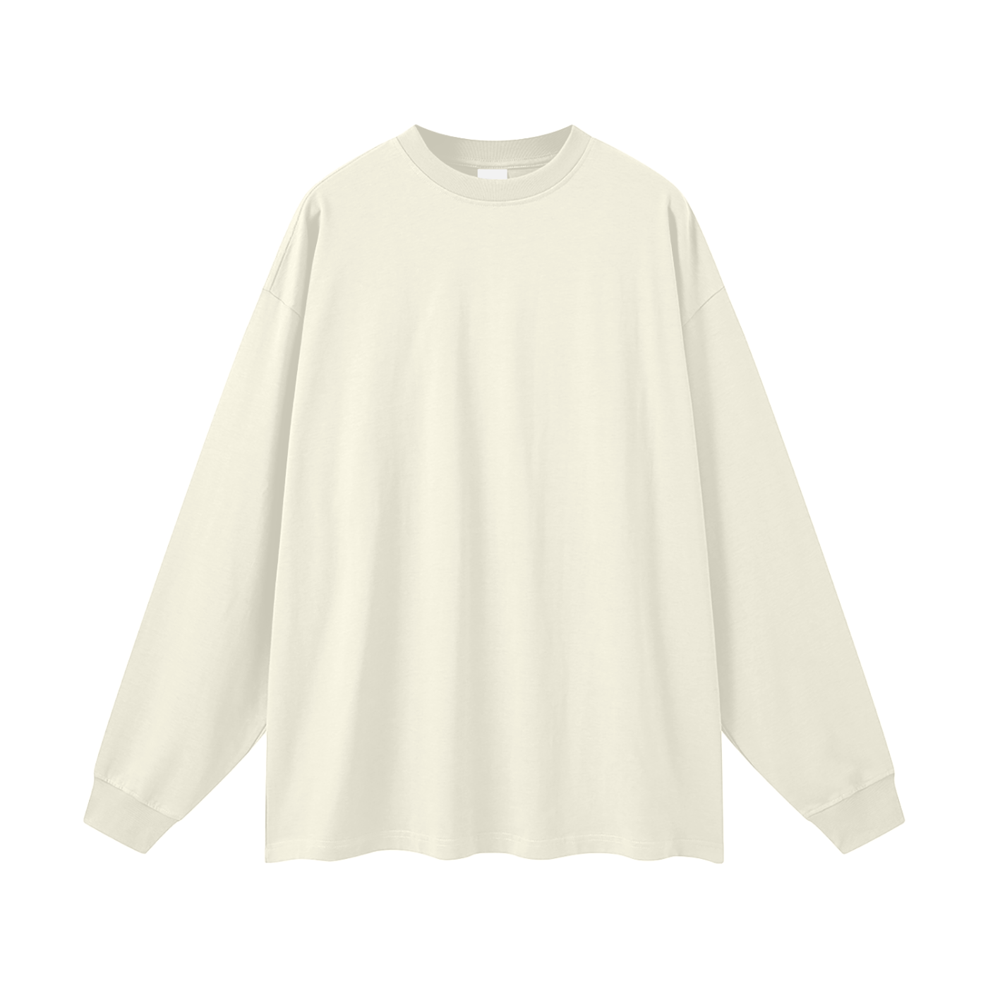 Men's Oversized Long Sleeve T-Shirt 100% Cotton