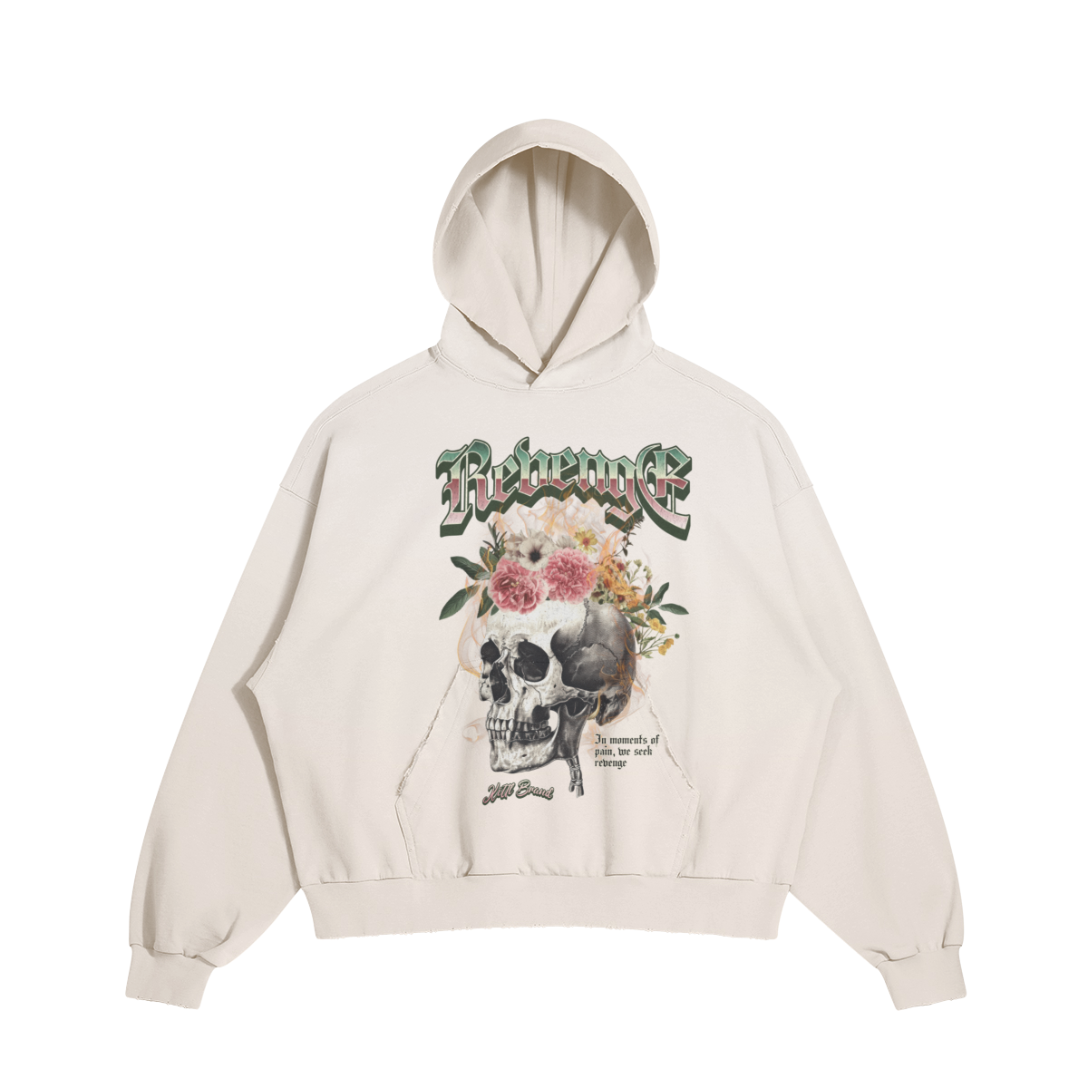 Women's Sun Faded Ripped Pocket Hoodie