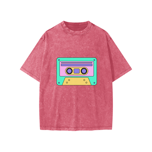 Children's Cotton T-Shirt with Snow Washed Design - Soft and Stylish