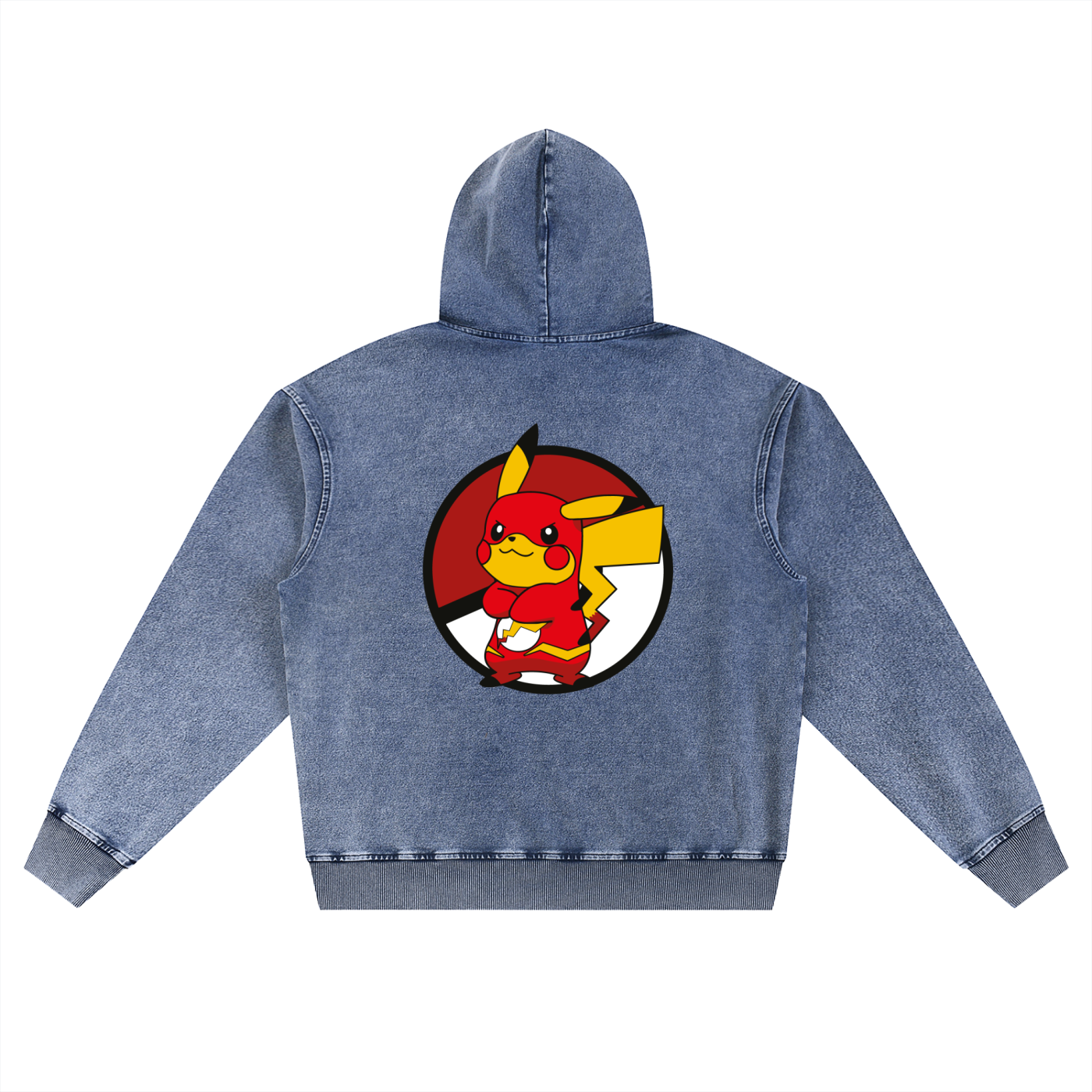 Men's Snow Wash Oversized Hoodie