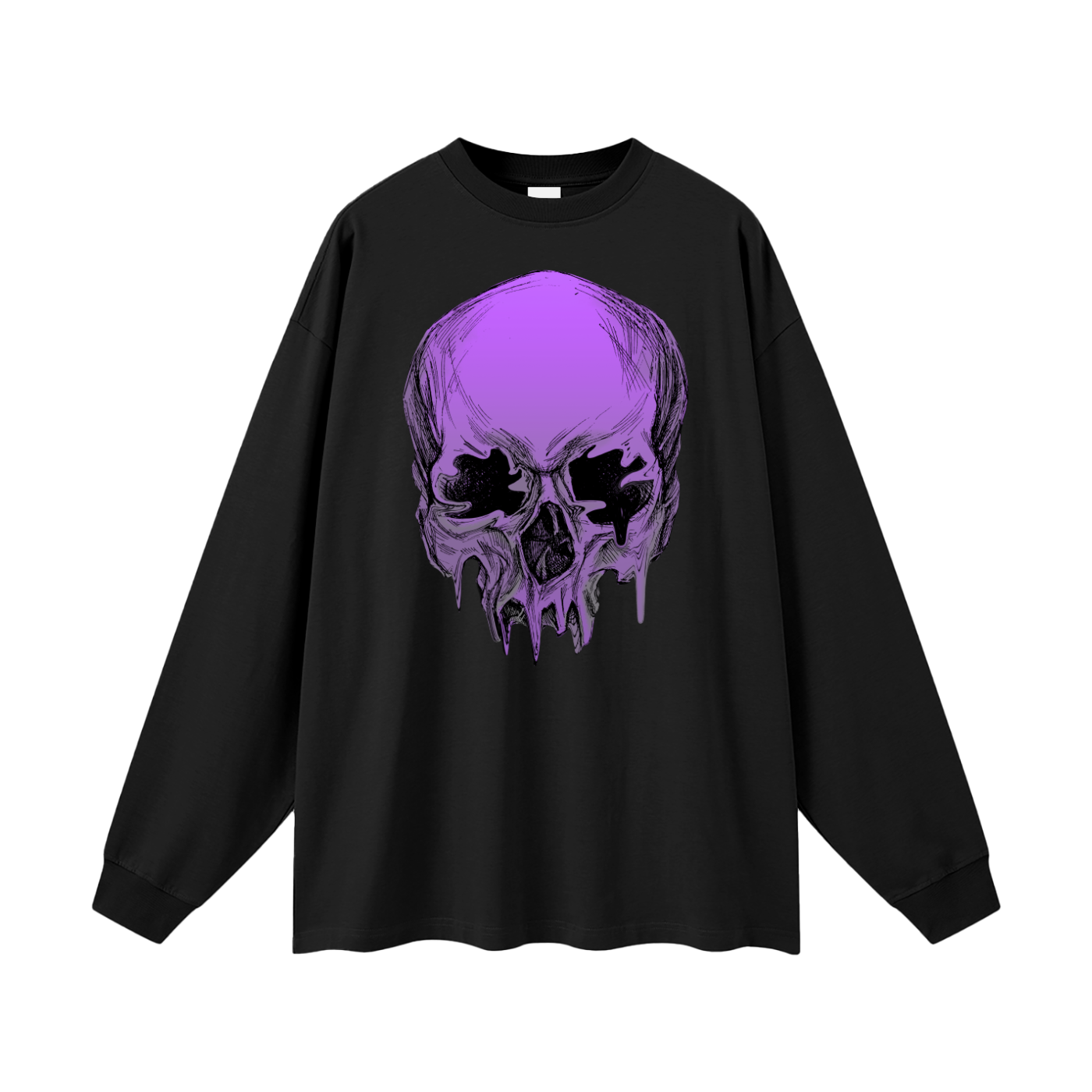 Men's Oversized Cotton Long Sleeve T-Shirt for Ultimate Comfort