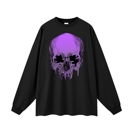 Men's Oversized Cotton Long Sleeve T-Shirt for Ultimate Comfort