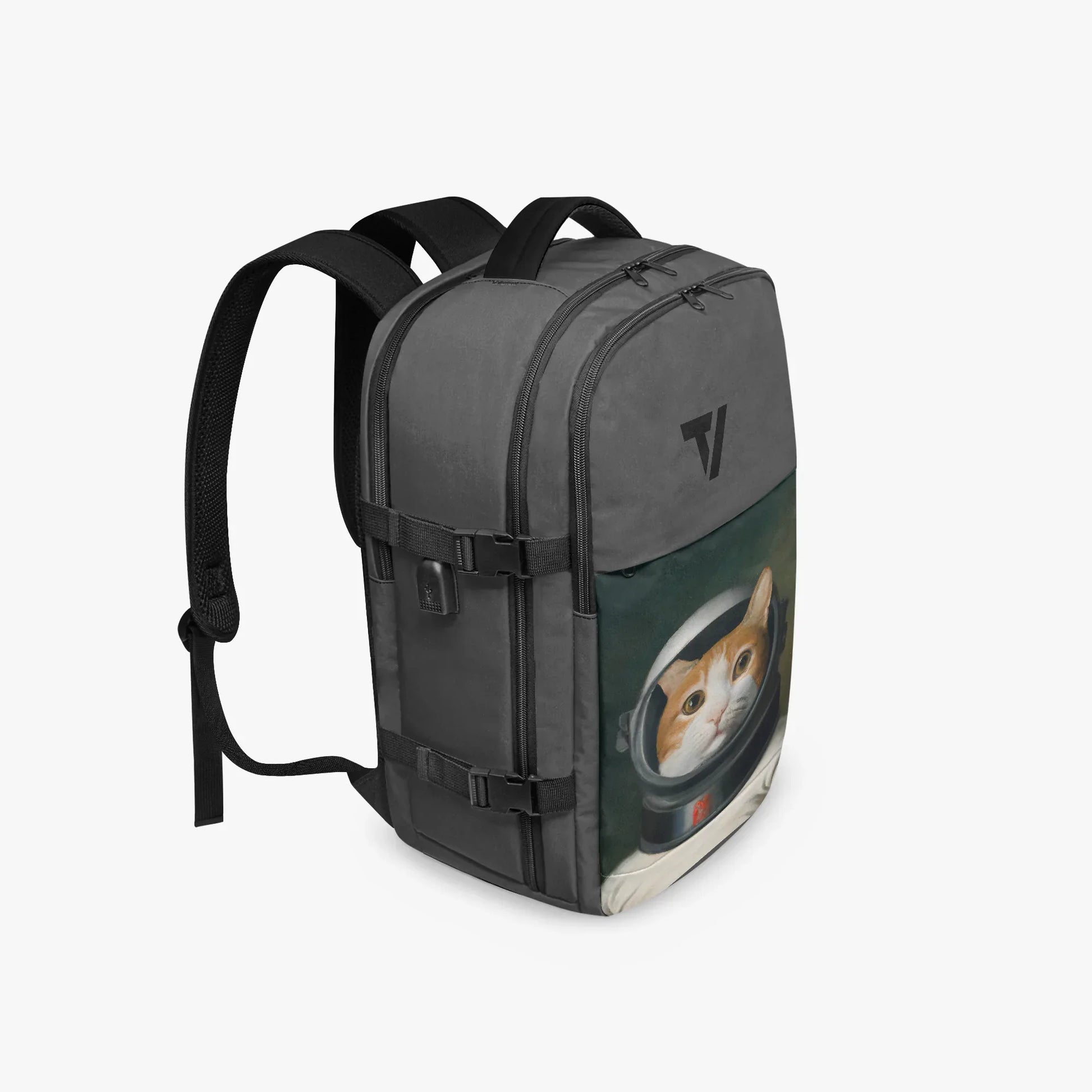 Durable Hiking Backpack - Multi-Pocket Canvas Pack - TeeVoke