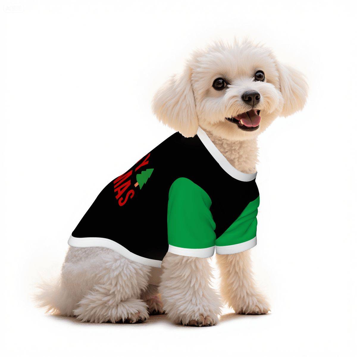 Merry Christmas Pet Cotton T-shirt