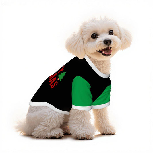 Merry Christmas Pet Cotton T-shirt
