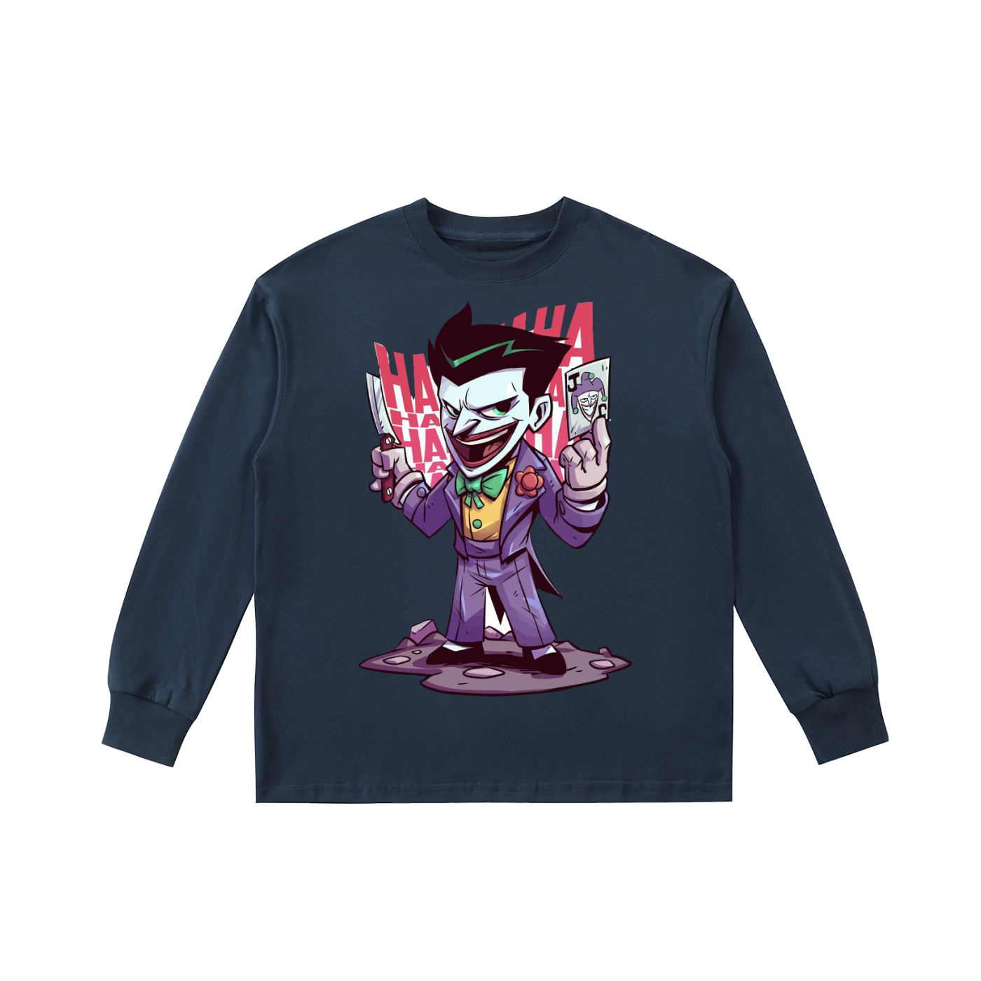 Boys Quick-Dry Cotton Long-Sleeve Tee