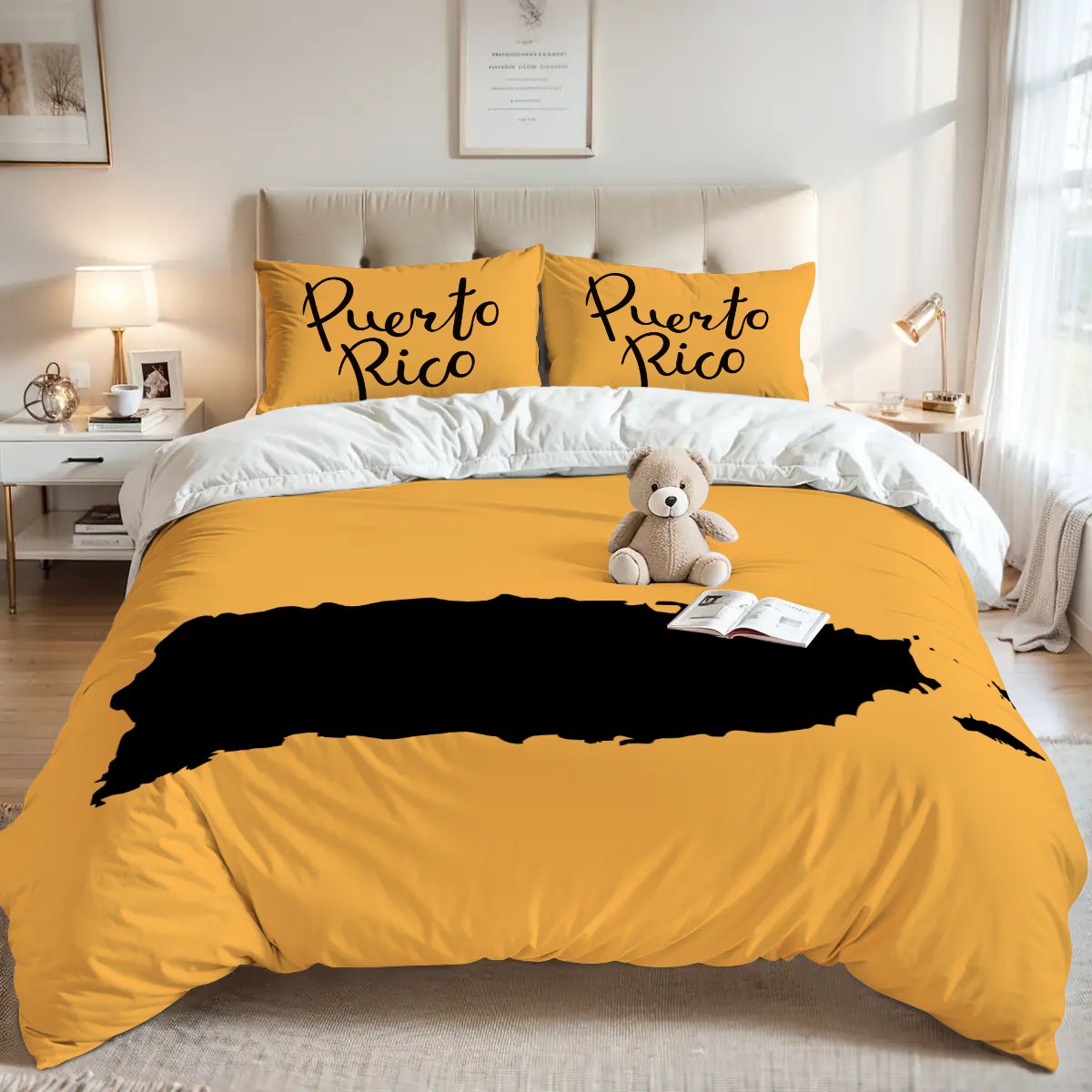 Queen Duvet Cover Set - Puerto Rico Design