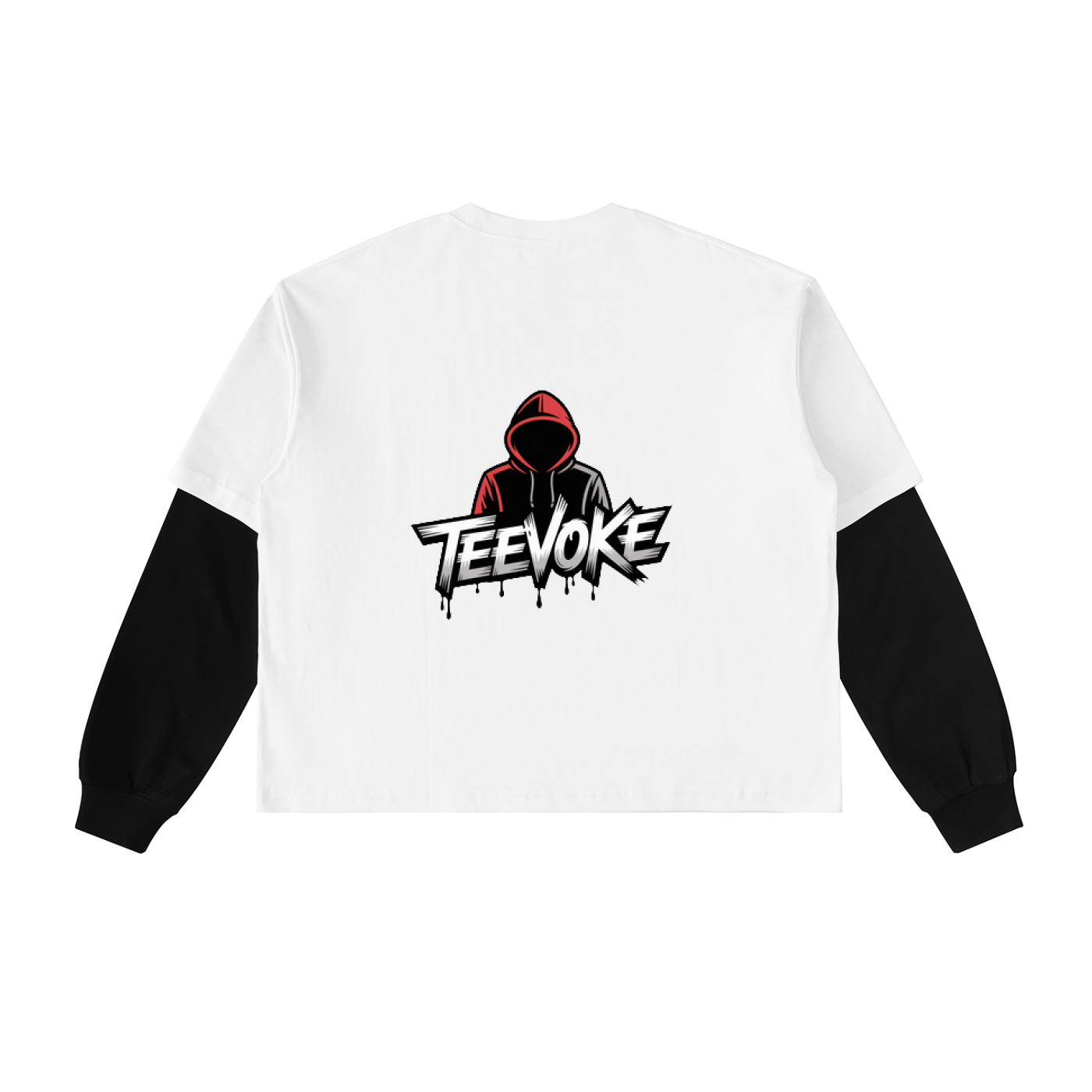 Women's Contrast Sleeve T-Shirt - Comfortable Cotton Style for Everyday Wear