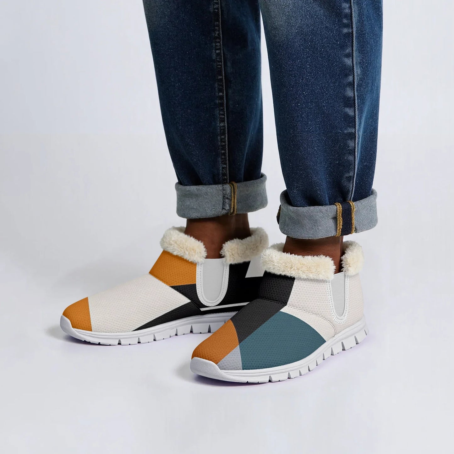 Women's Winter Snow Boots - Warm Fleece Lined Waterproof Anti-Slip Outdoor Footwear - TeeVoke