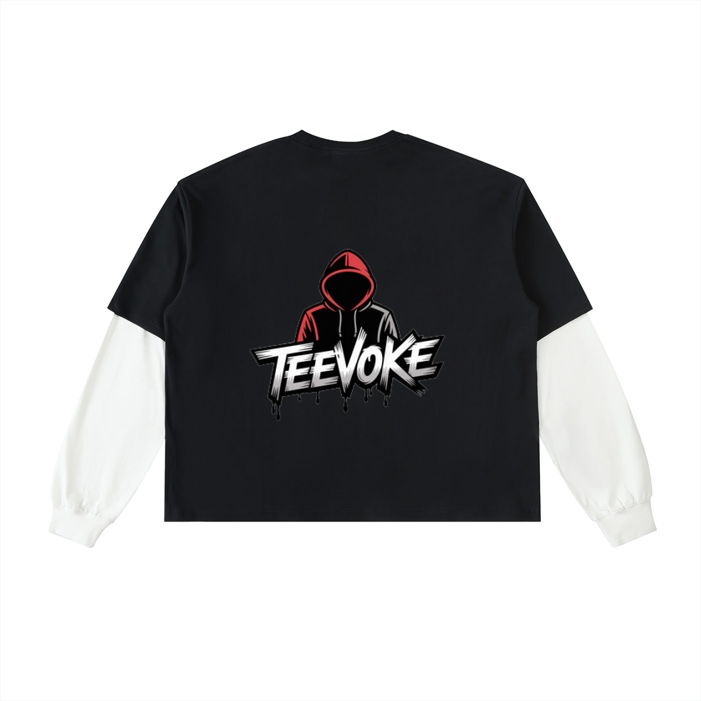 Women's Contrast Sleeve Cotton T-Shirt for Stylish Comfort