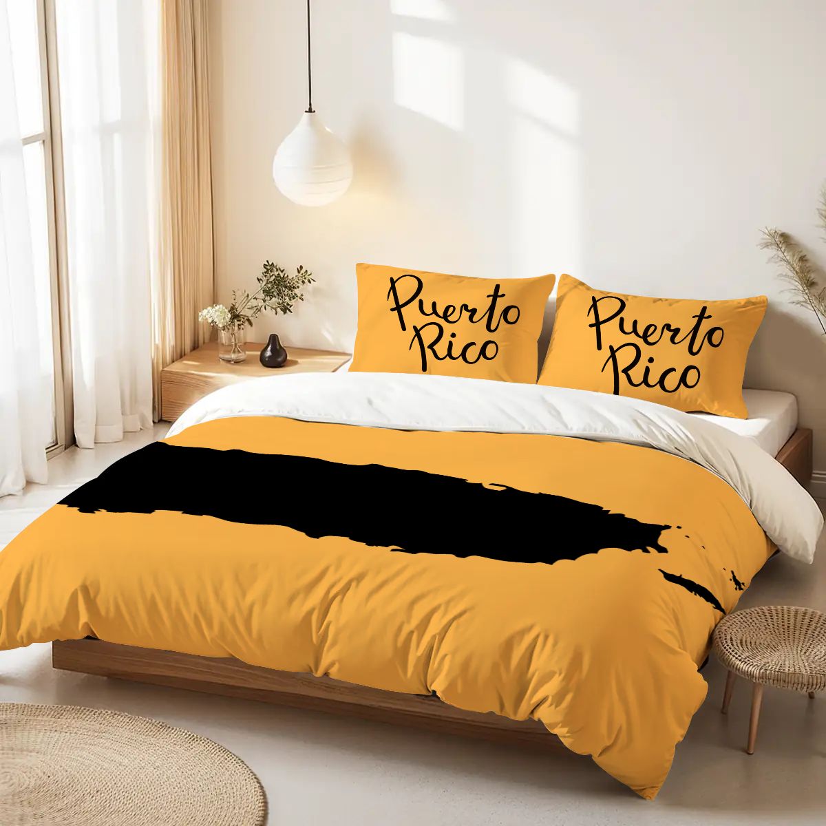 Queen Duvet Cover Set - Puerto Rico Design