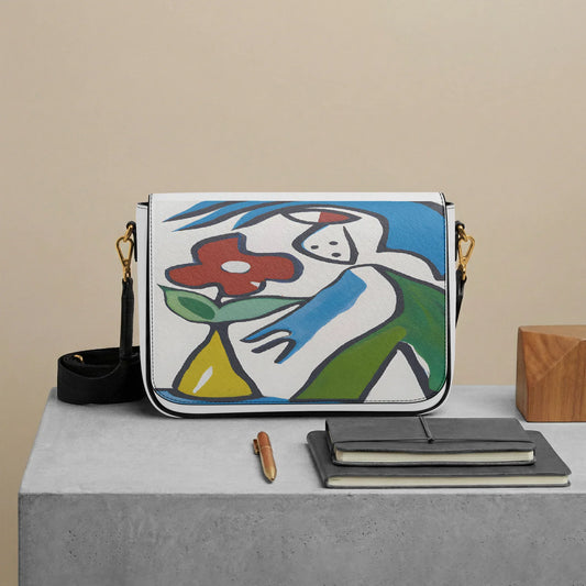 Women's Crossbody Bag - PU Leather Signature Handbag - TeeVoke