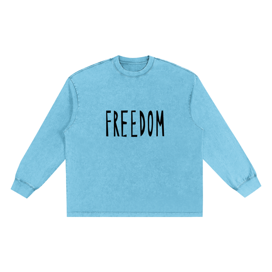 Women's Long Sleeve T-shirt with Versatile Frayed Edge Design