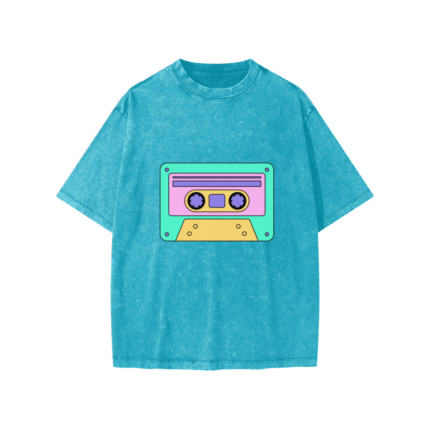 Children's Cotton T-Shirt with Snow Washed Design - Soft and Stylish