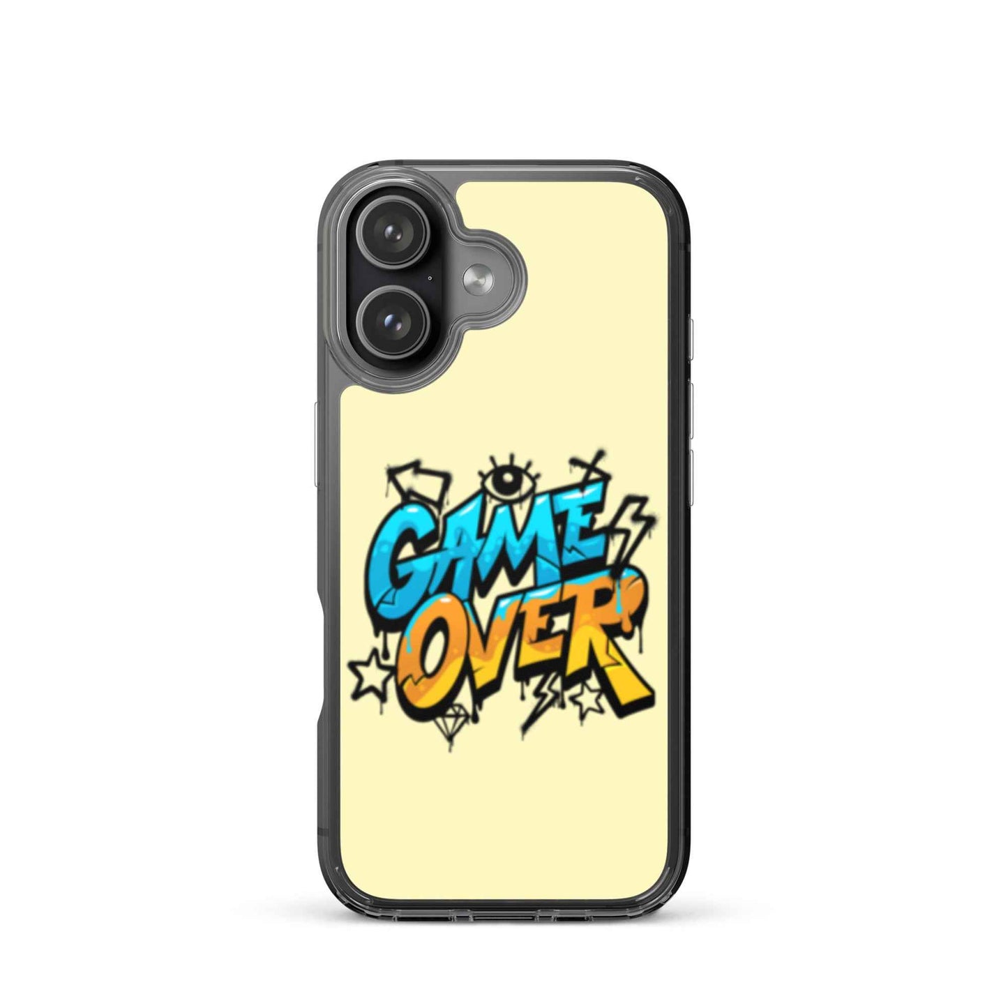 Clear Case for iPhone® 17 Pro Max, Air, Pro Game Over Design