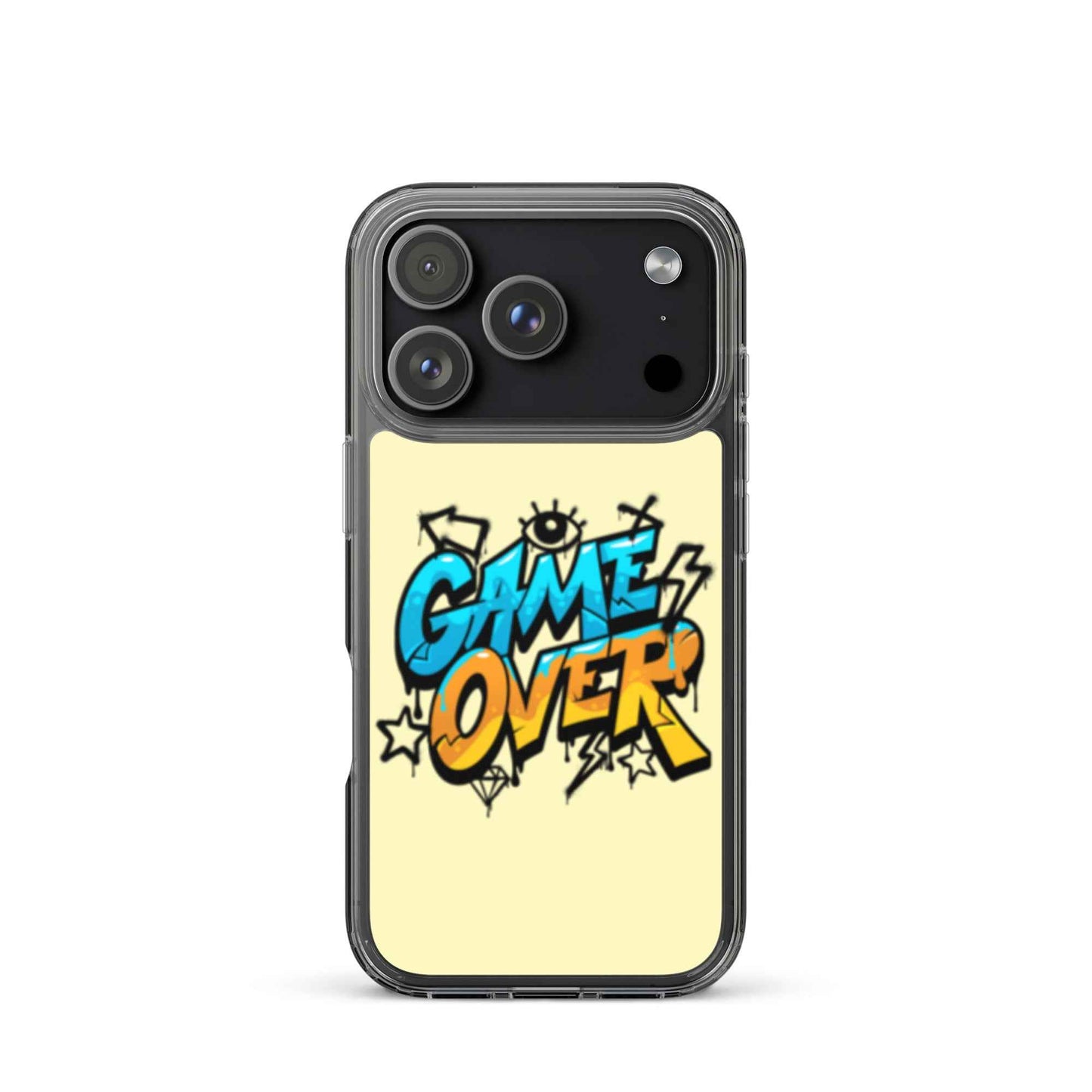 Clear Case for iPhone® 17 Pro Max, Air, Pro Game Over Design