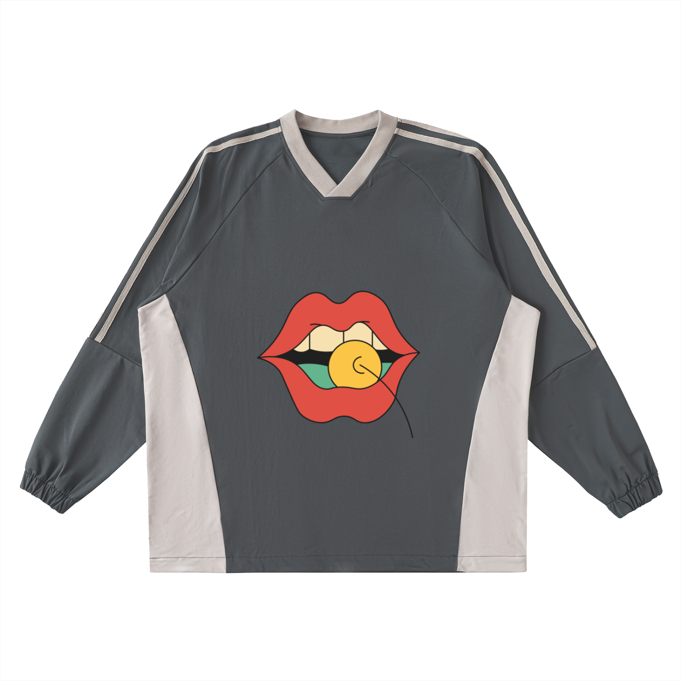 Women's Color-Block V-Neck T-Shirt for Ultimate Stylish Comfort