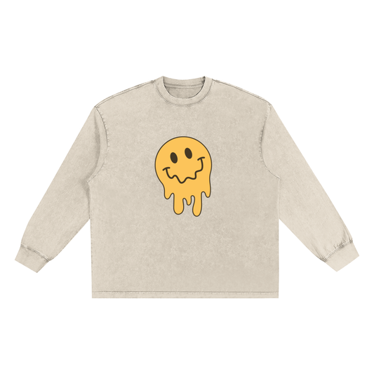 Women's Vintage Cotton Sweatshirt - Classic Style for Everyday Comfort