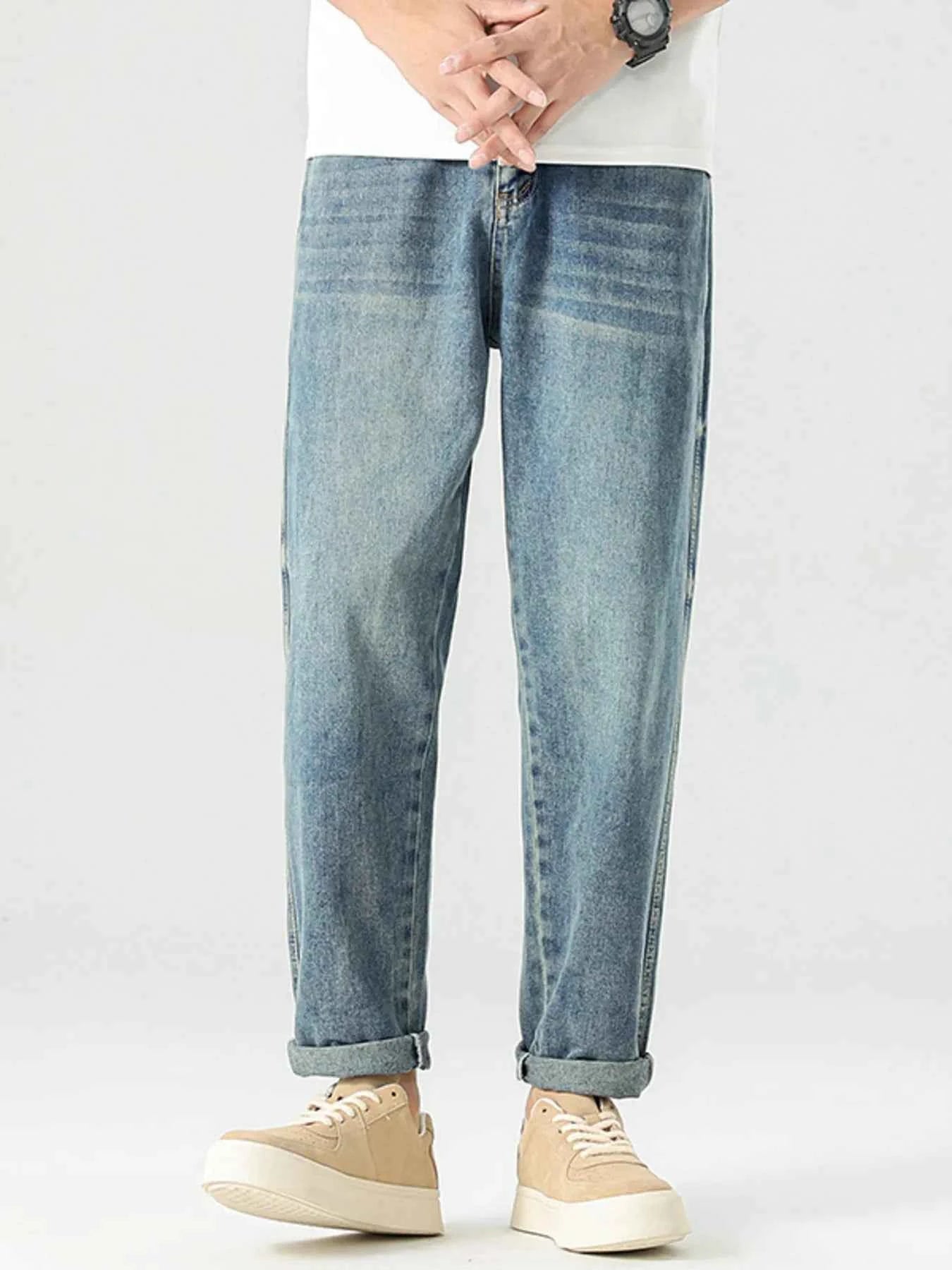 Men's Vintage Wash Relaxed Fit Jeans