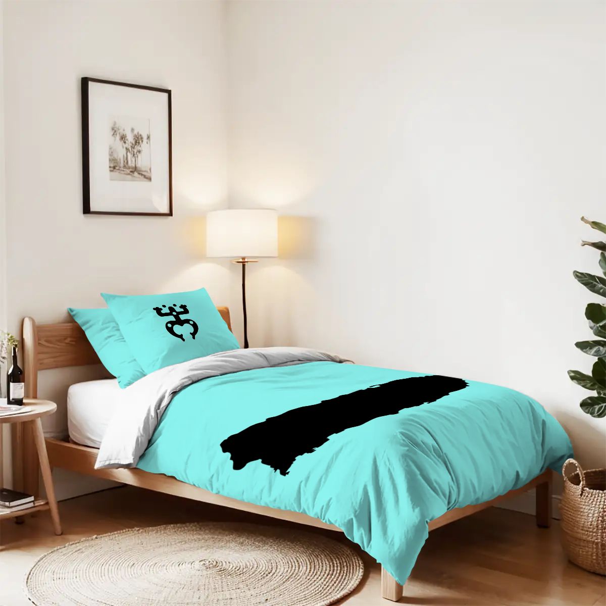Twin Duvet Cover Set Puerto Rico Coqui Taino Kids Trendy Gift Bedroom Decor
